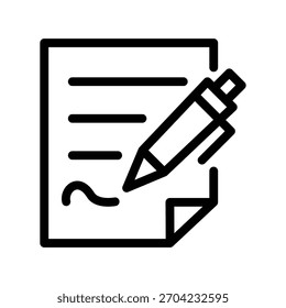 Pen icon illustration vector design template