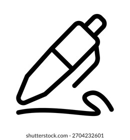 Plantilla de diseño de Vector de ilustración de icono de pluma