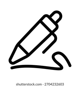 Pen icon illustration vector design template