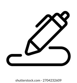 Plantilla de diseño de Vector de ilustración de icono de pluma