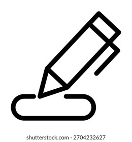 Plantilla de diseño de Vector de ilustración de icono de pluma