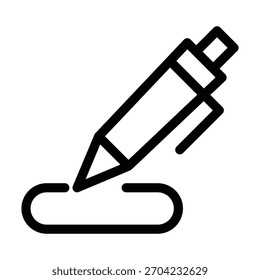 Plantilla de diseño de Vector de ilustración de icono de pluma
