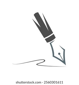 Pen icon image design template