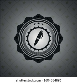 pen icon inside black badge