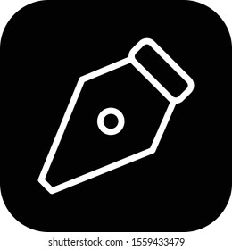  pen icon isolated on background

