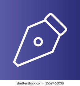  pen icon isolated on background
