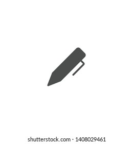 Pen icon isolated on white background. Pen symbol modern simple vector icon for website or mobile app