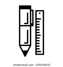 pen icon isolated sign symbol vector illustration - high quality black style vector icons
