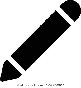 icono de lápiz gráfico vectorial aislado