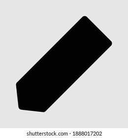 icono de lápiz gráfico vectorial aislado