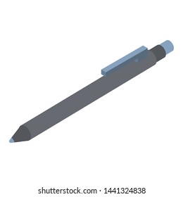 Pen icon. Isometric of pen vector icon for web design isolated on white background