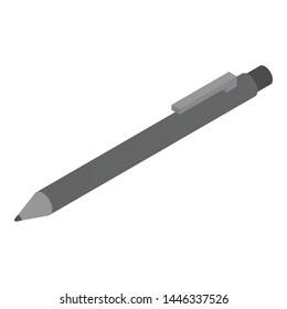 Pen icon. Isometric of pen vector icon for web design isolated on white background