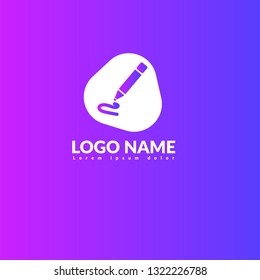 Pen Icon, Pen logo concept.Designed for your web site design, logo, app, UI