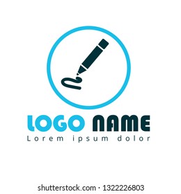 Pen Icon, Pen logo concept.Designed for your web site design, logo, app, UI