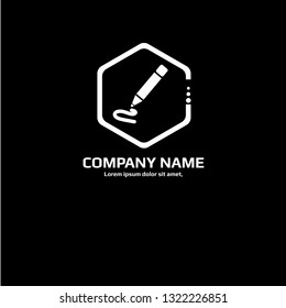 Pen Icon, Pen logo concept.Designed for your web site design, logo, app, UI