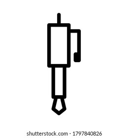 pen icon or logo isolated sign symbol vector illustration - high quality black style vector icons
