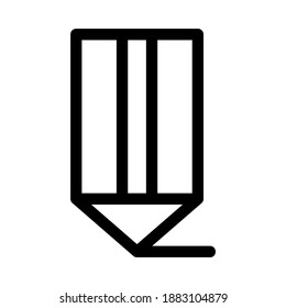 pen icon or logo isolated sign symbol vector illustration - high quality black style vector icons
