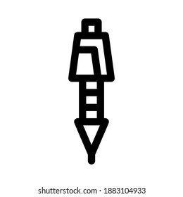 pen icon or logo isolated sign symbol vector illustration - high quality black style vector icons
