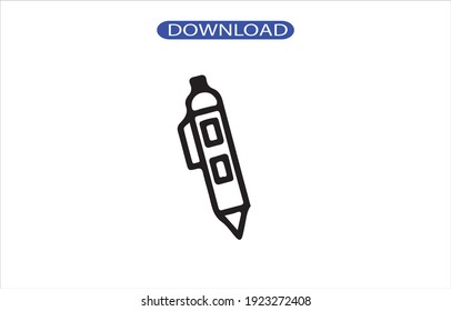 pen icon or logo isolated sign symbol vector illustration - high quality black style vector icons.