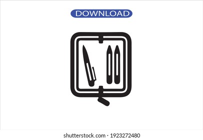 pen icon or logo isolated sign symbol vector illustration - high quality black style vector icons.