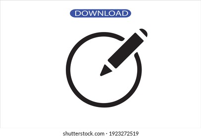 pen icon or logo isolated sign symbol vector illustration - high quality black style vector icons.