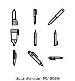 pen icon or logo isolated sign symbol vector illustration - Collection of high quality black style vector icons
