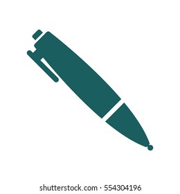 pen icon on white background