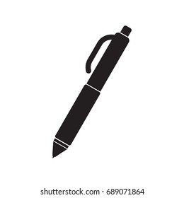 pen icon, outline,isolated vector