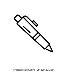 Pen Icon Set Ink Writing Tool Illustrations for Business and Education