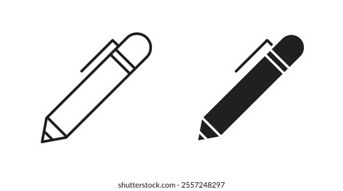 Pen Icon set. vector illustration set