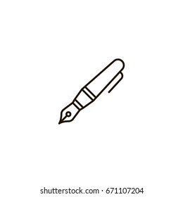 pen icon. sign design