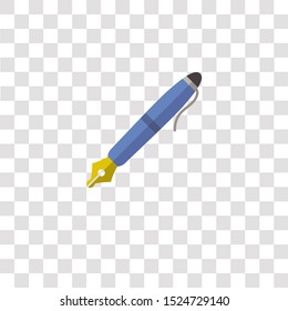 pen icon sign and symbol. pen color icon for website design and mobile app development. Simple Element from school elements collection for mobile concept and web apps icon.