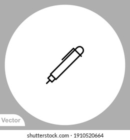 Pen icon sign vector,Symbol, logo illustration for web and mobile