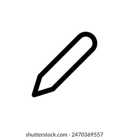 Pen icon, simple design, vector