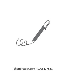 pen icon. Simple element illustration. Business icons universal for web and mobile on white background