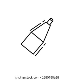 Pen icon. Simple line, outline vector elements of design tools for ui and ux, website or mobile application