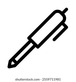 Pen icon with simple and line style