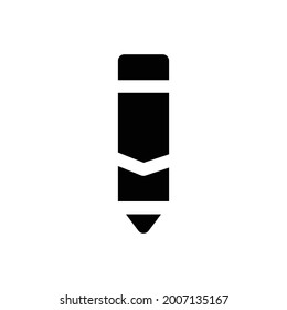 pen icon solid style vector