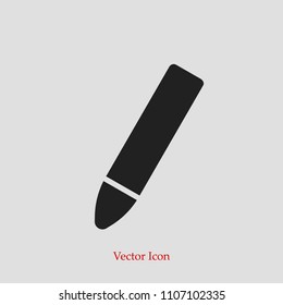 pen icon, stock vector illustration flat design