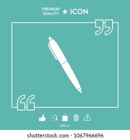 Pen icon symbol