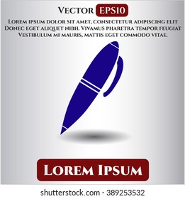 Icono o símbolo de la pluma