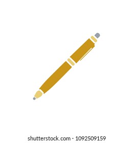 Pen icon. Pen symbol. Flat design. Stock - Vector illustration