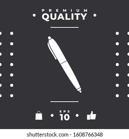 Pen icon symbol. Graphic elements for your design