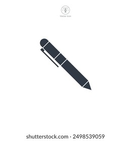 Pen icon symbol vector illustration isolated on white background