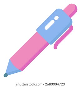 Símbolo do ícone de caneta. Ilustração vetorial.