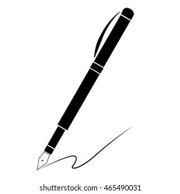 Pen icon. Pen symbol for your web site design, logo, app, UI. Vector illustration