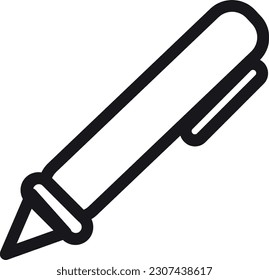 Pen Icon symbolizes writing, communication, and expression, representing the power of words and the act of putting thoughts into writing