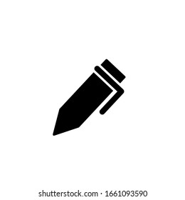Plantilla de icono de pluma. Ilustración del vector  