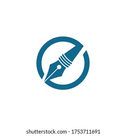 Pen icon template Vector illustration design