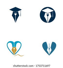 Pen icon template Vector illustration design